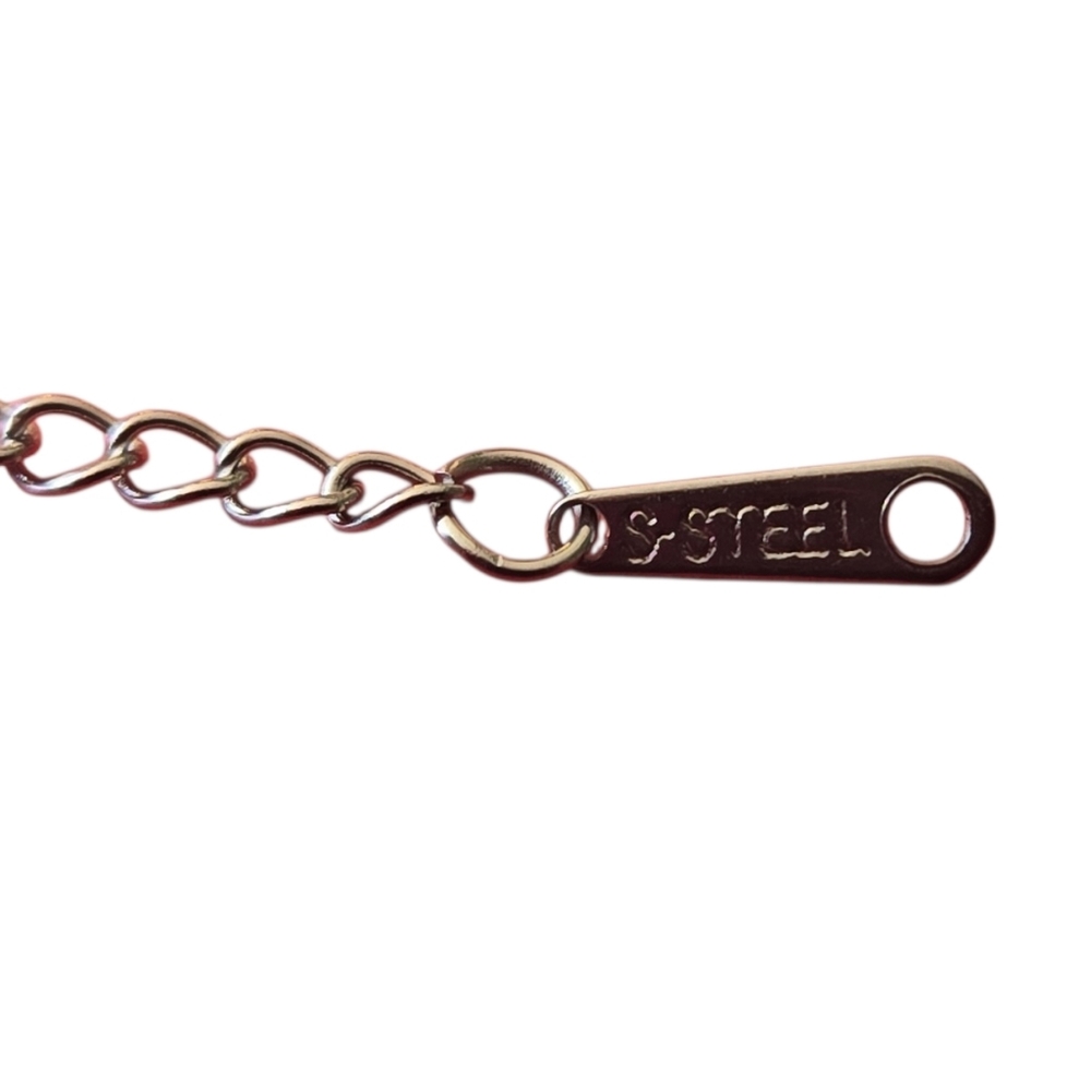 Stainless Steel Triple Moon Goddess Bracelet/Anklet - Picture 4 of 7